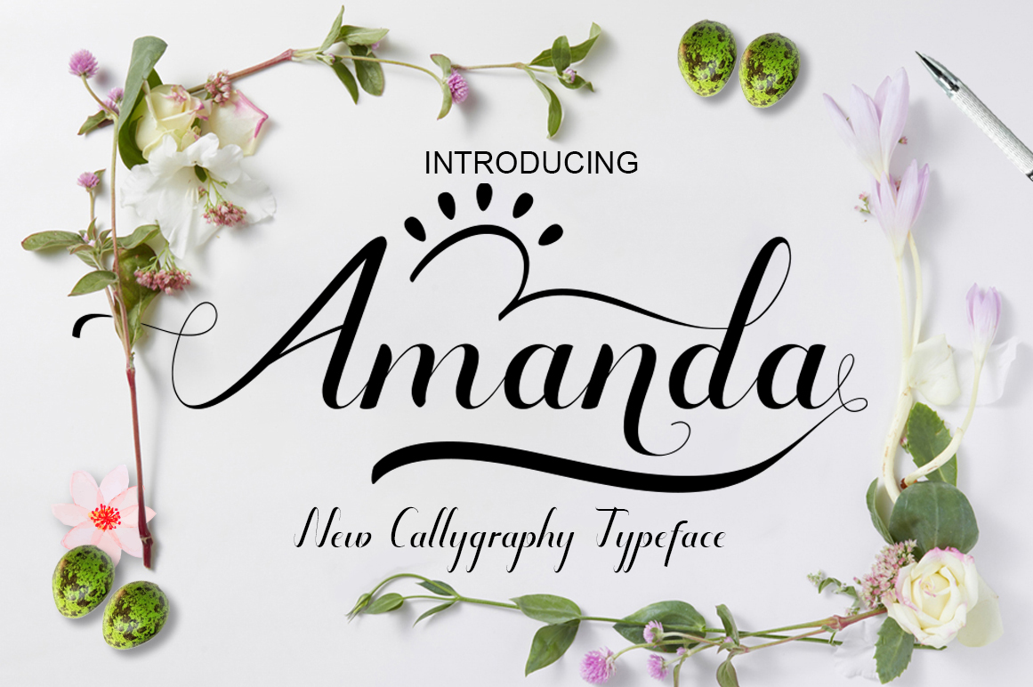 Amanda: The Modern Script Font That Flows With Purpose