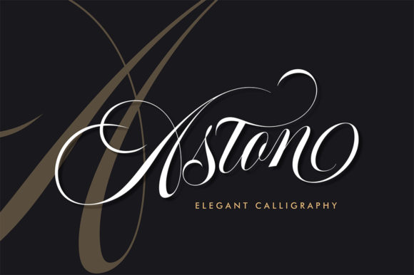 Aston: The Calligraphy Script That Brings Modern Elegance to Your Work