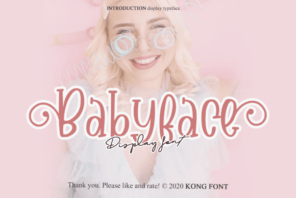 Babyface: A Playful Script Font for Creative Projects