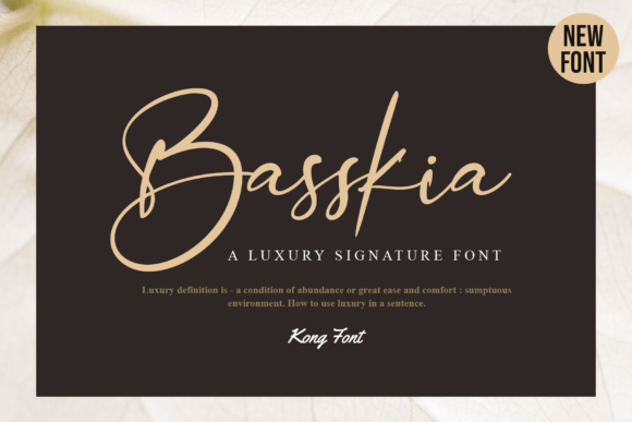 Basskia: A Modern Handwritten Font for Creative Projects