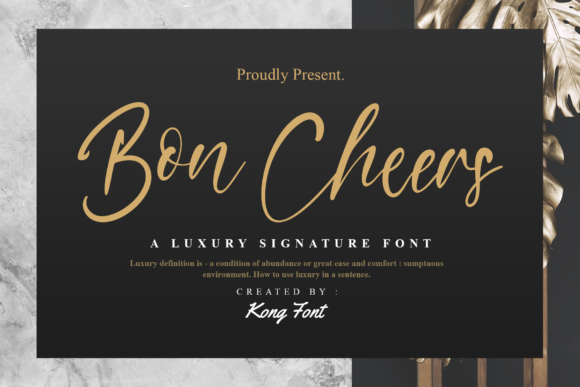 Bon Cheers: A Modern Handwritten Script Font for Creative Projects