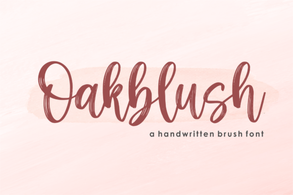 Bring Your Ideas to Life with the Oakblush Script Font