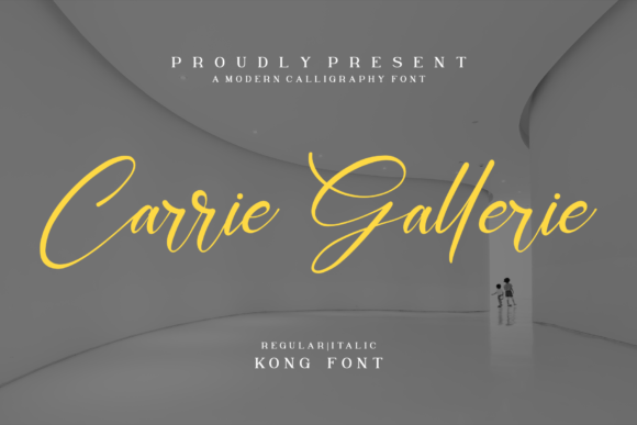 Carrie Gallerie: A Script Font for Crafters and Designers