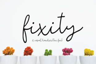 Fixity Font: Your Go-To Handwritten Script for Authentic Projects