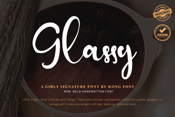 Glassy: Adding a Modern Handwritten Touch to Your Designs