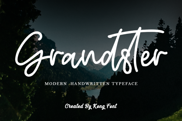 Grandster: The Handwritten Script Font for Modern Creatives