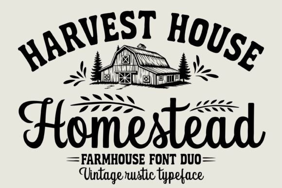 Homestead: The Cozy Fusion of Rustic Serif and Silky Script