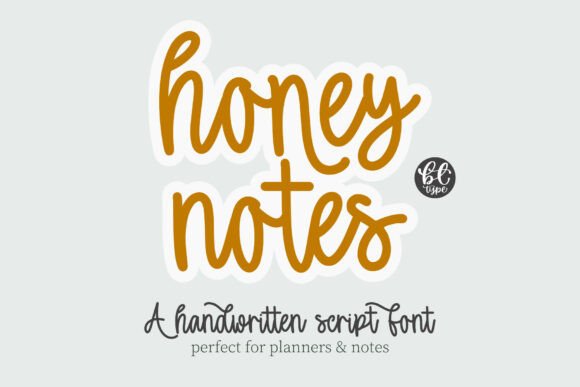 Honey Notes: The Sweet Script Font for Personal Touches