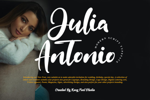 Julia Antonio: A Playful Script for Modern Designers