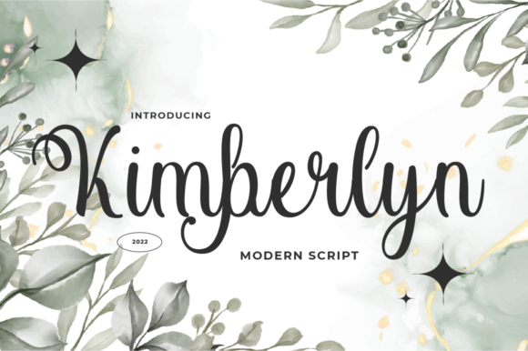 Kimberlyn: A Script Font for Elegant and Refreshing Design