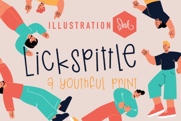 Lickspittle: A Playful Script Font for Modern Designs