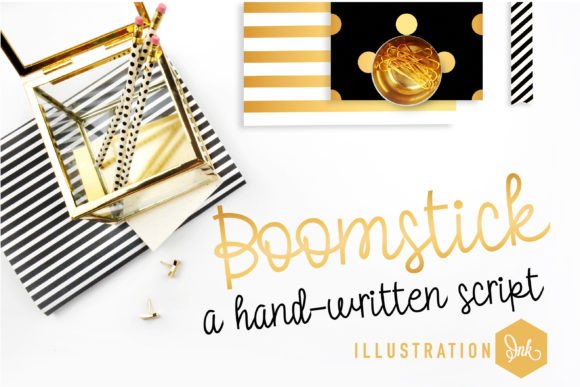 Meet Boomstick: The Quirky Script Font That Brings Whimsy to Your Work