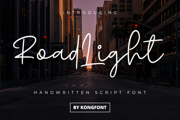 Road Light: A Playful Script for Modern Designers