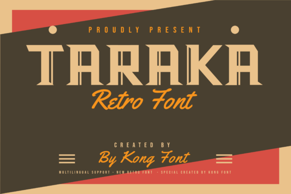 Taraka: A Handwritten Font with a Retro Soul
