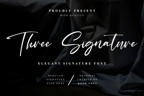 Three Signature: A Modern Script for Creative Brands